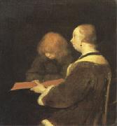 Gerard Ter Borch The Reading Lesson (mk05) Spain oil painting artist